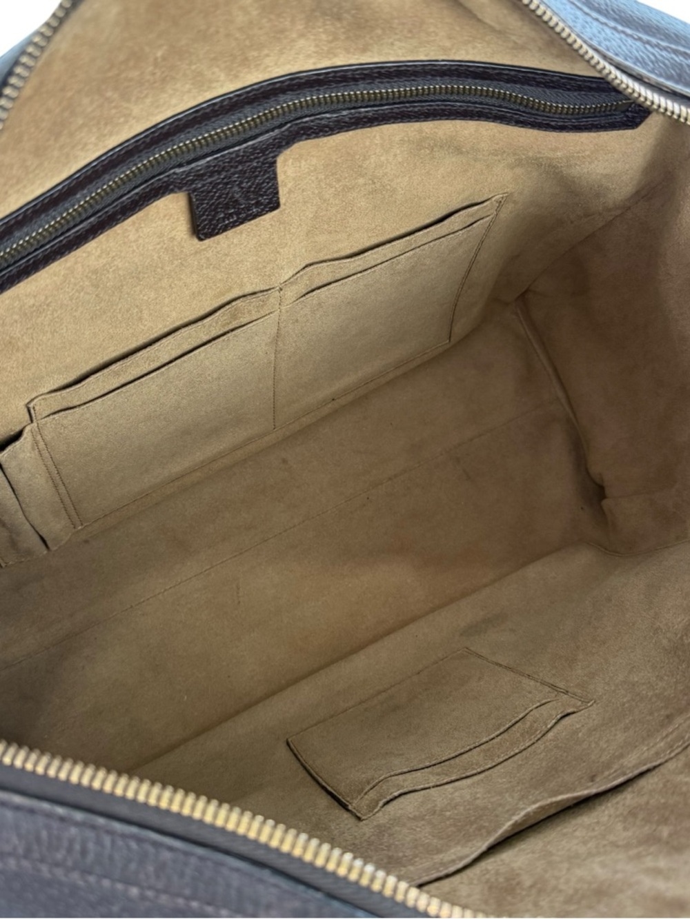 Gucci Calfskin Leather Medium Web Stripe Satchel Bag - Picture 6 of 13